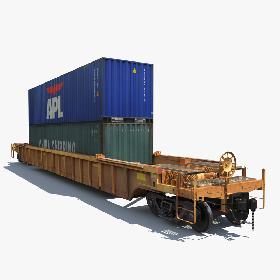 Rail Well Car